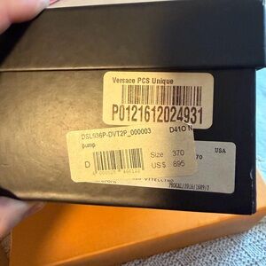 Versace Black Designer Pumps